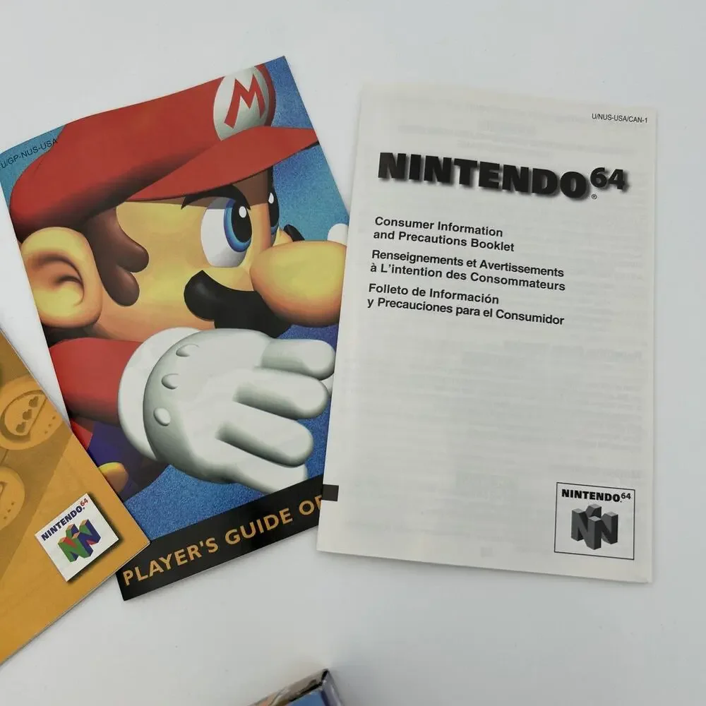 Mario Golf N64 Nintendo 64 Very Rare, Original Box Complete In Box + Case